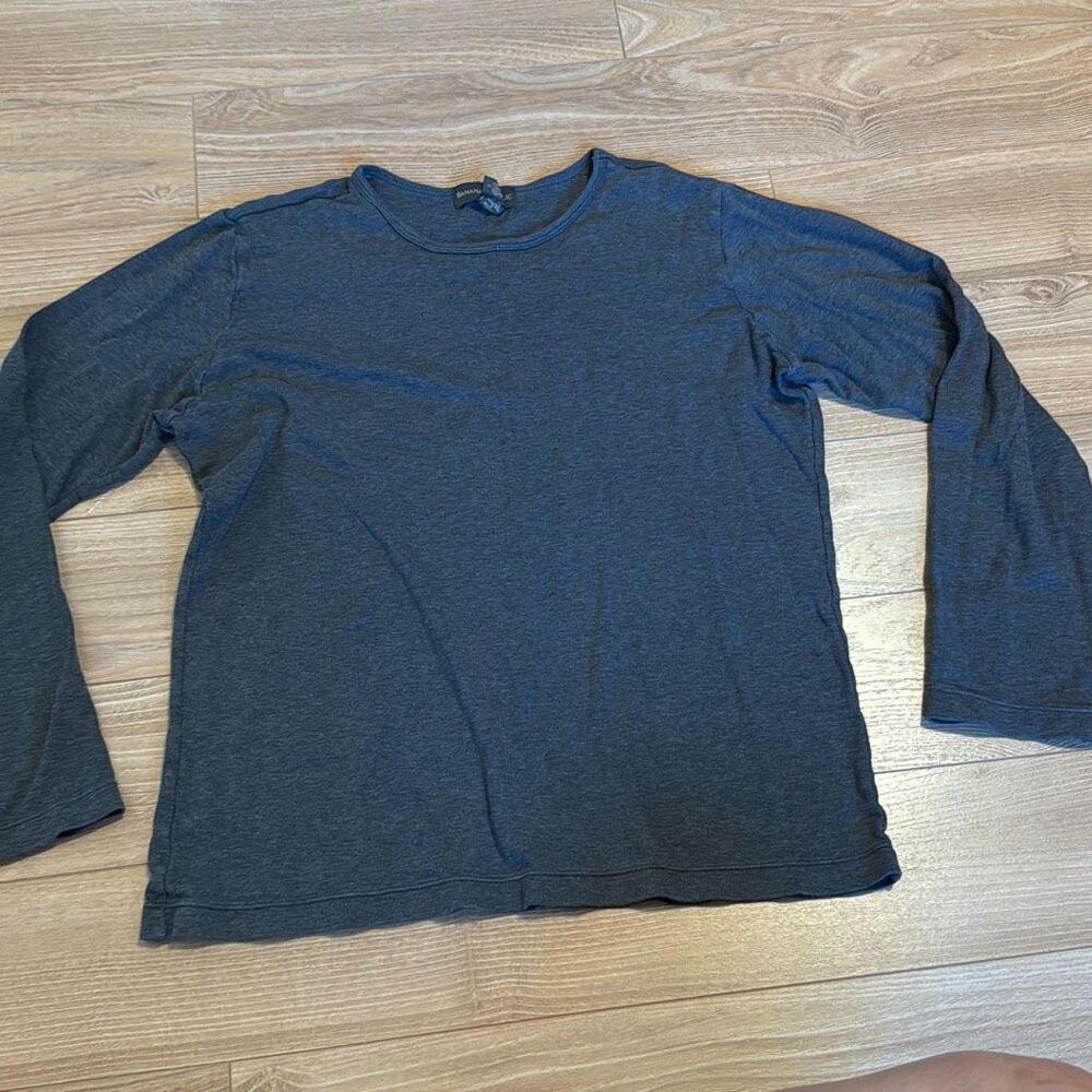 Banana republic gray long sleeve size small 100%‎ cotton women’s